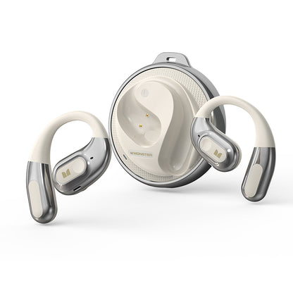 Handsfree Bluetooth Monster AC330 AI-käännös, TWS, Valkoinen