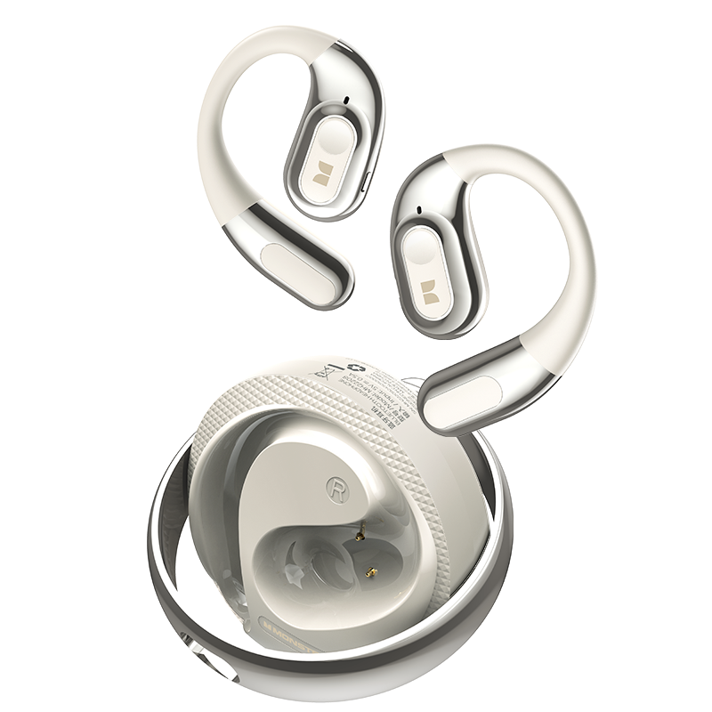 Handsfree Bluetooth Monster AC330 AI-käännös, TWS, Valkoinen