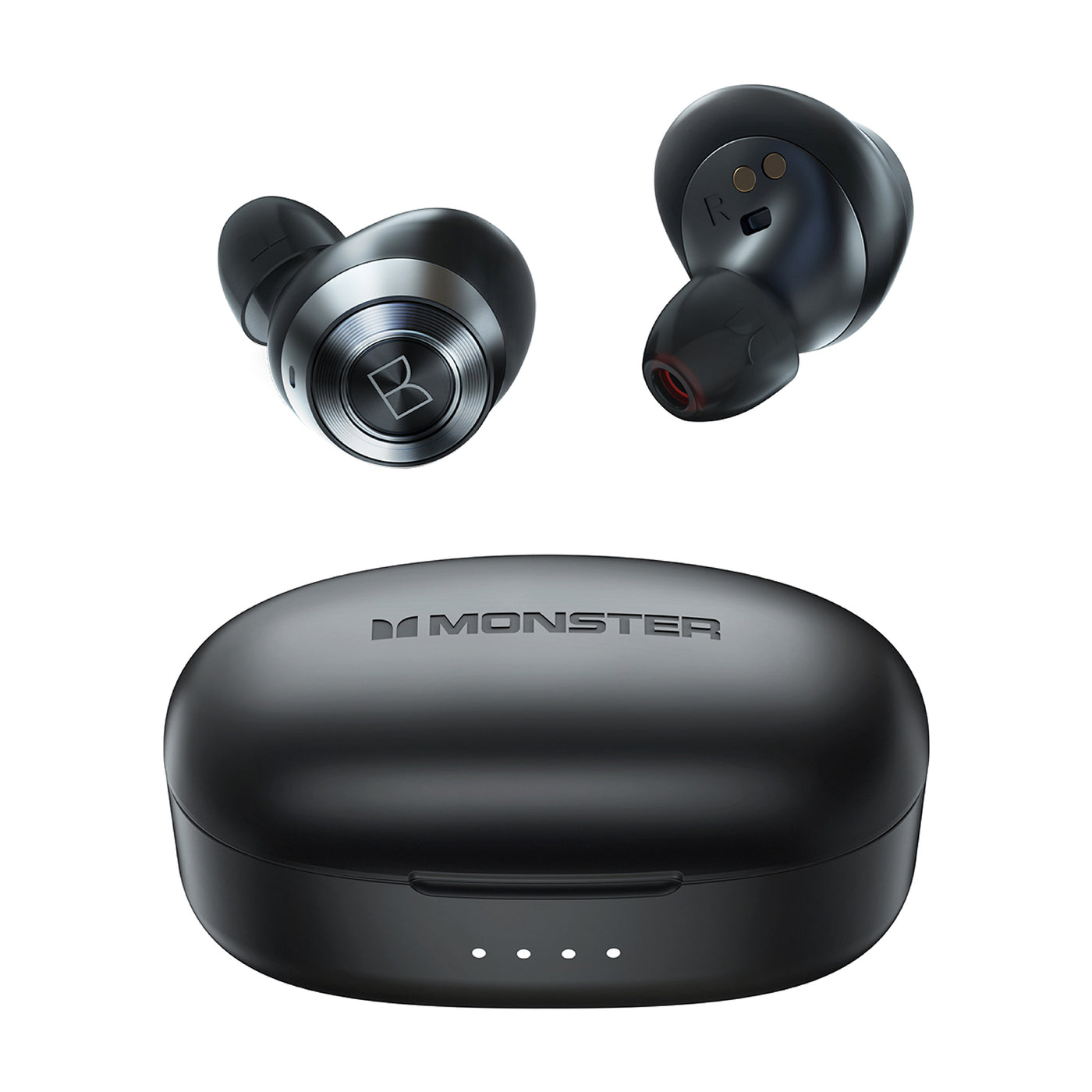 Handsfree Bluetooth Monster Achieve 100 AirLinks, TWS, Musta