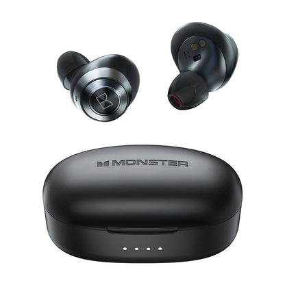 Handsfree Bluetooth Monster Achieve 100 AirLinks, TWS, Musta