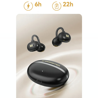 Handsfree Bluetooth Monster AirClip AC200, TWS, Musta
