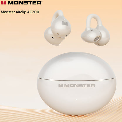 Handsfree Bluetooth Monster AirClip AC200, TWS, Vaalean beige
