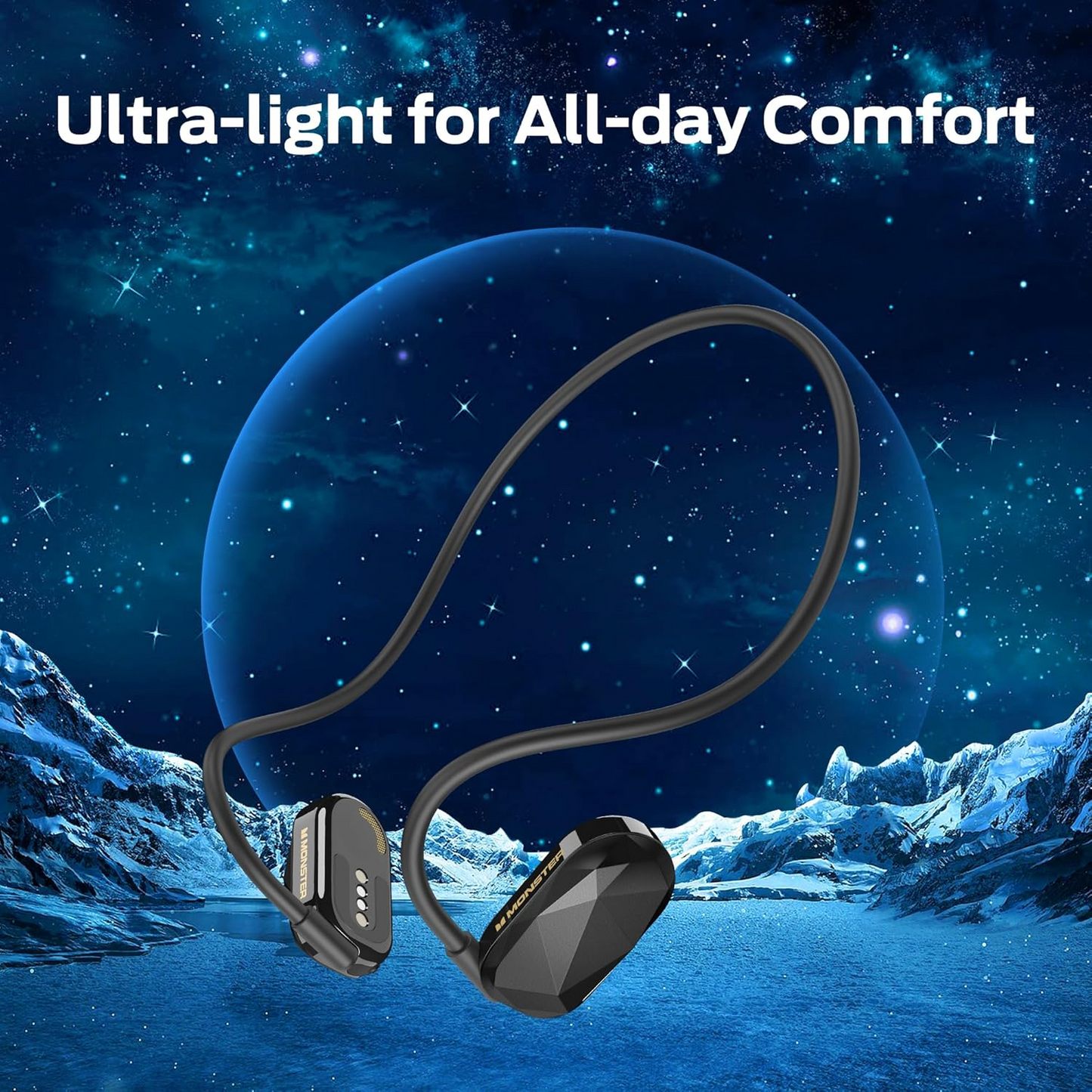 Handsfree Bluetooth Monster Aria Free, A2DP, Musta