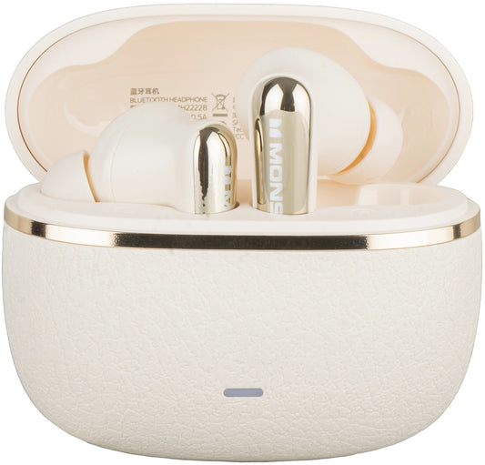 Handsfree Bluetooth Monster Clarity 200, TWS, ANC, Vaalea kerma
