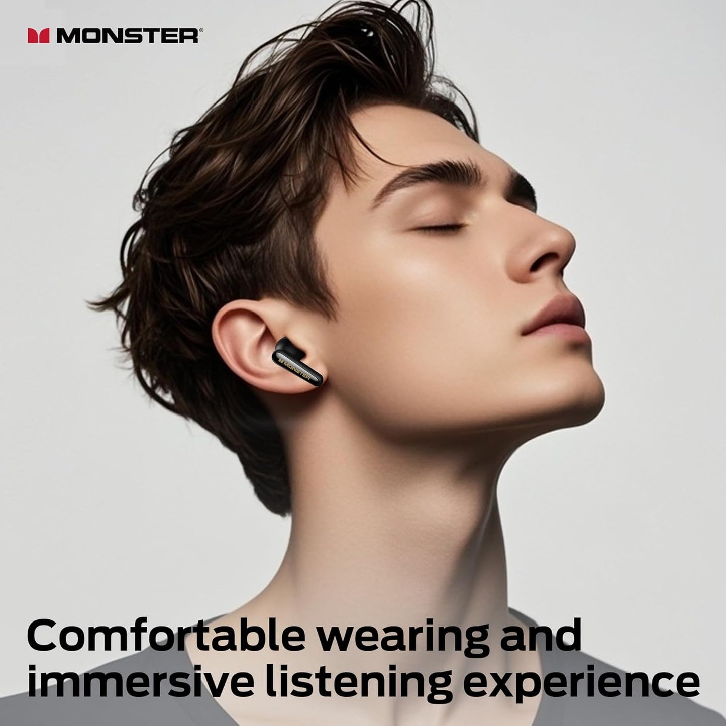 Handsfree Bluetooth Monster Clarity 200, TWS, ANC, Musta