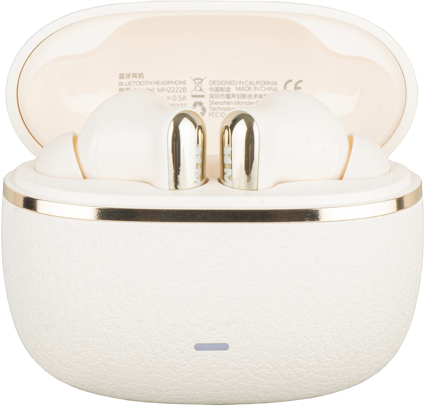 Handsfree Bluetooth Monster Clarity 200, TWS, ANC, Vaalea kerma