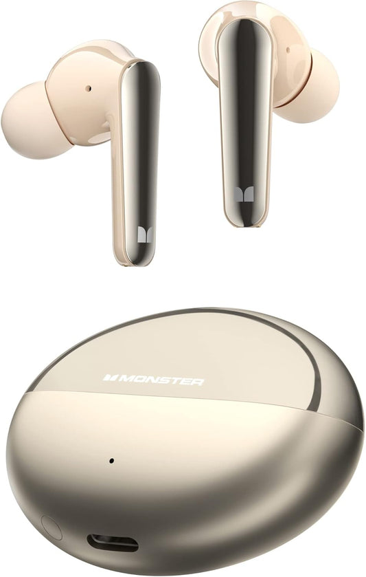 Handsfree Bluetooth Monster N-Lite 203 AirLinks, TWS, Kulta