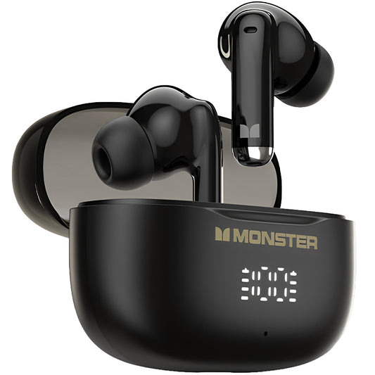 Handsfree Bluetooth Monster N-Lite 300, TWS, Musta
