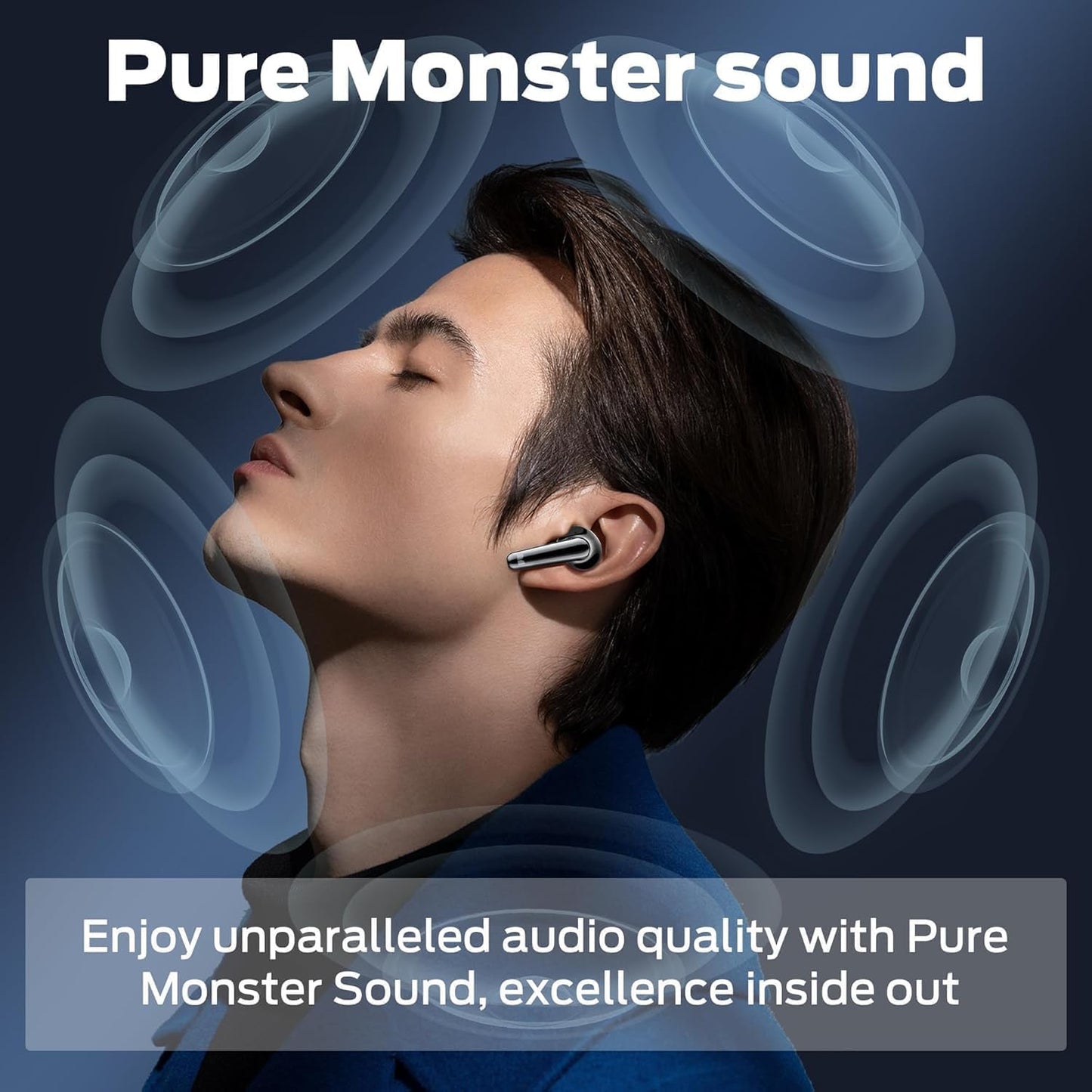 Handsfree Bluetooth Monster N-Lite 203 AirLinks, TWS, Musta