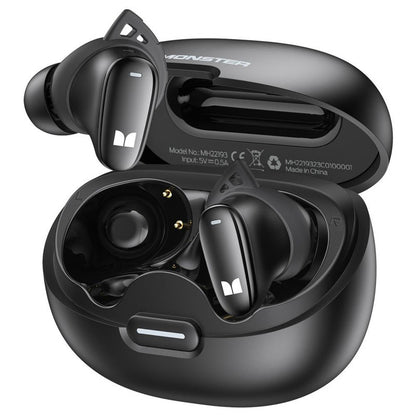 Handsfree Bluetooth Monster N-Lite 206, TWS, Musta