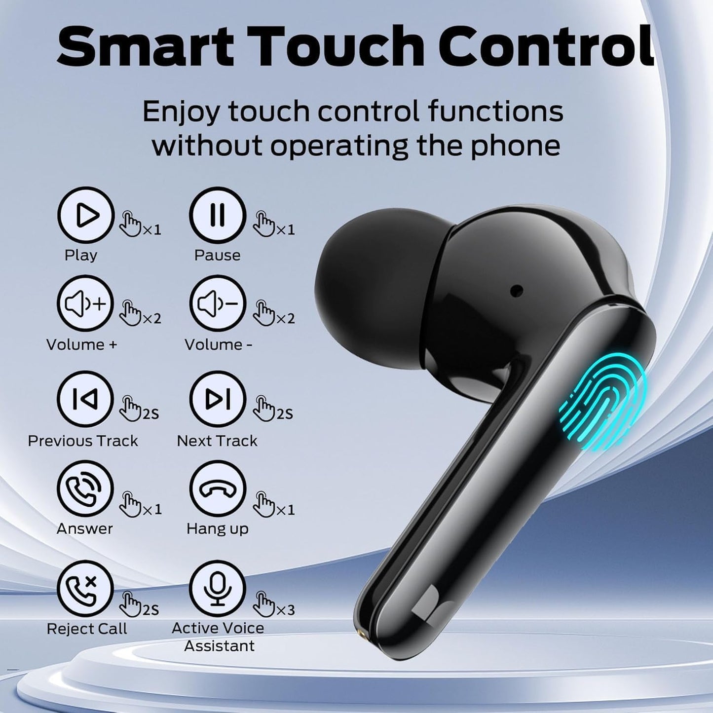 Handsfree Bluetooth Monster N-Lite 203 AirLinks, TWS, Musta