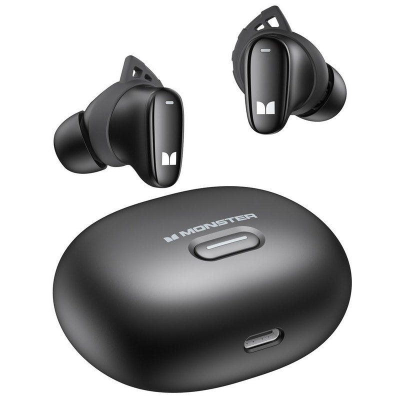 Handsfree Bluetooth Monster N-Lite 206, TWS, Musta