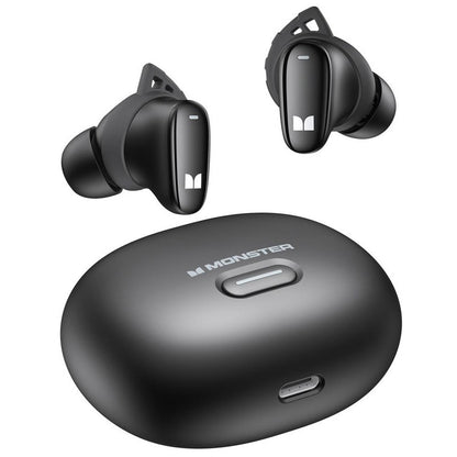 Handsfree Bluetooth Monster N-Lite 206, TWS, Musta