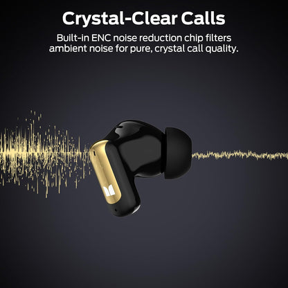 Handsfree Bluetooth Monster N-Lite 217, TWS, Musta