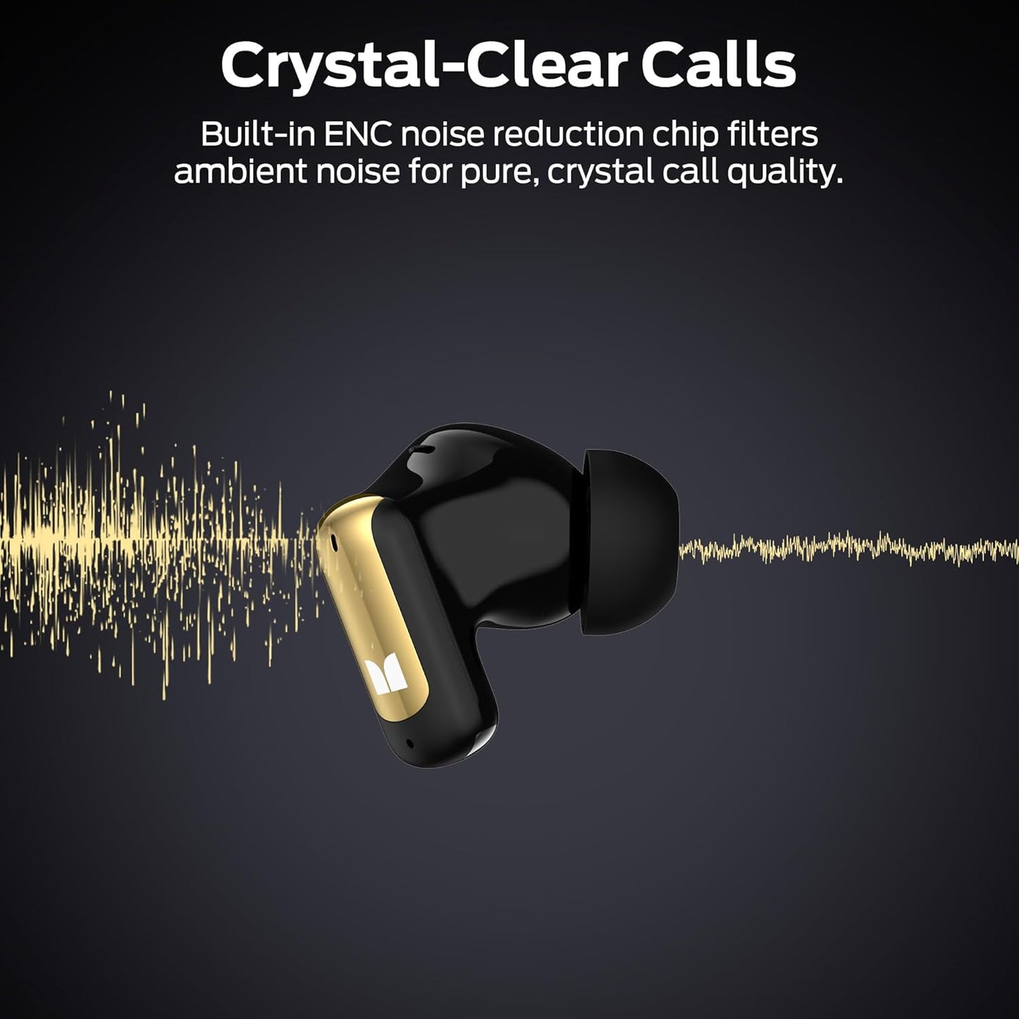 Handsfree Bluetooth Monster N-Lite 217, TWS, Musta