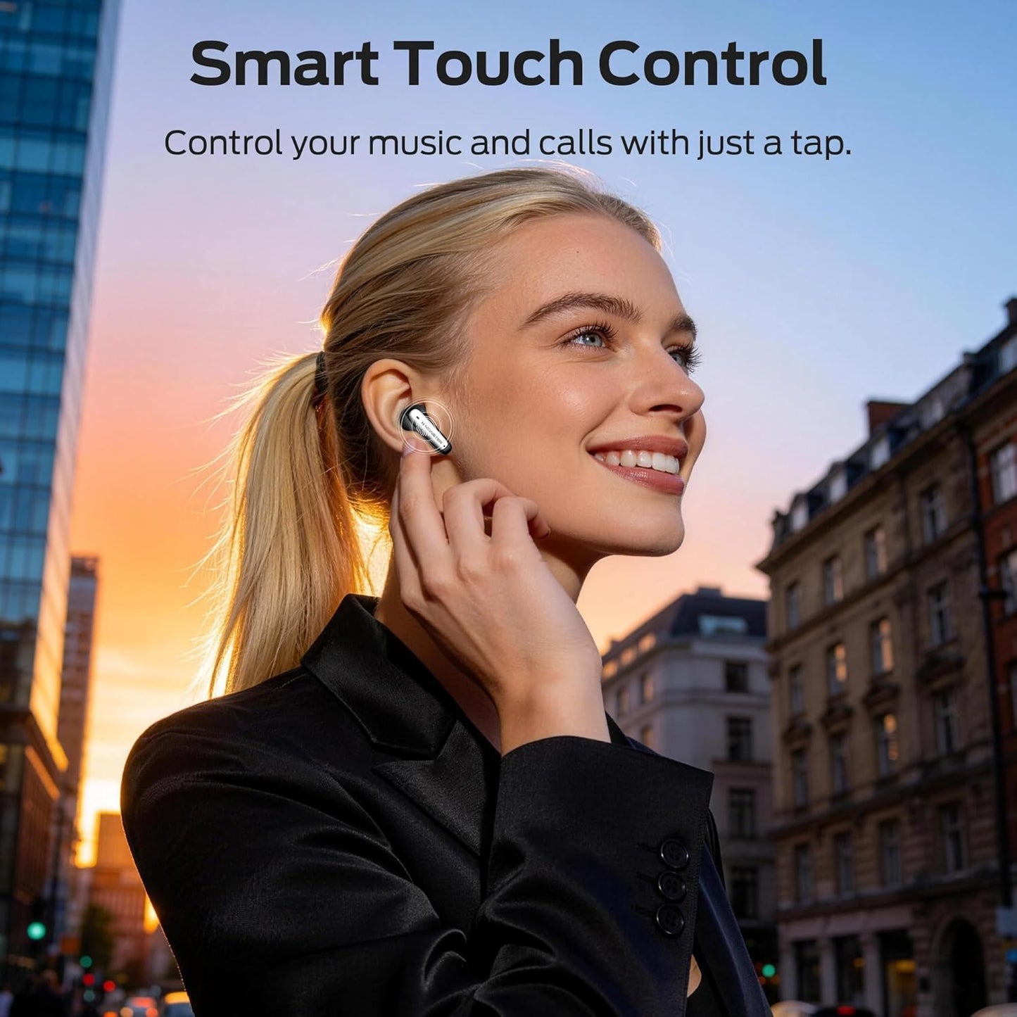 Handsfree Bluetooth Monster N-Lite 310, TWS, Musta