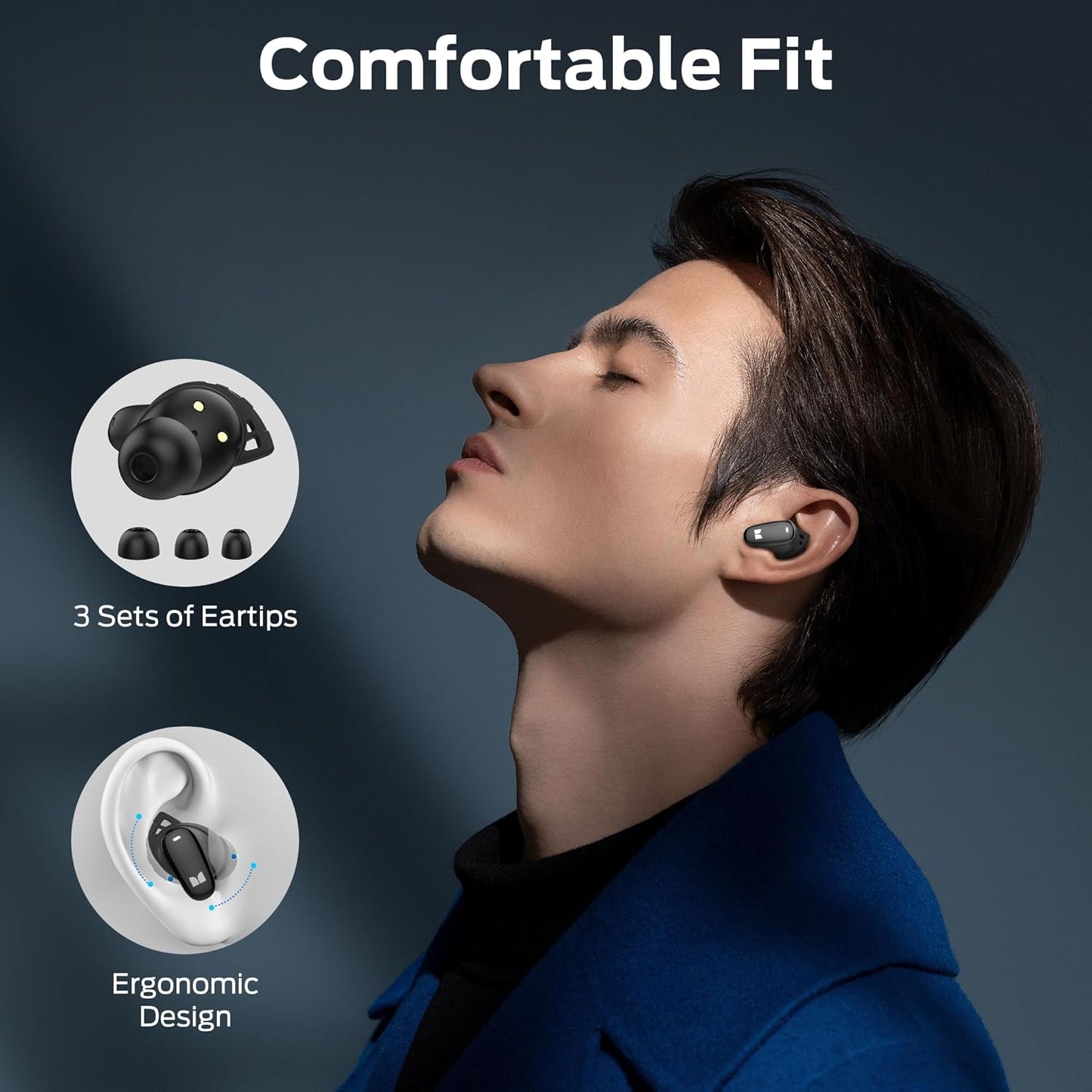 Handsfree Bluetooth Monster N-Lite 206, TWS, Musta