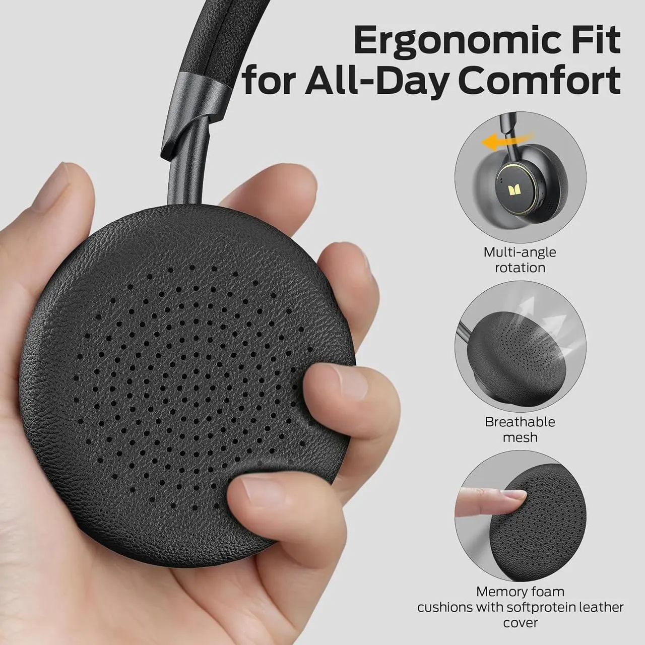 Handsfree Bluetooth Monster N-tune mini 02, A2DP, ANC, Musta