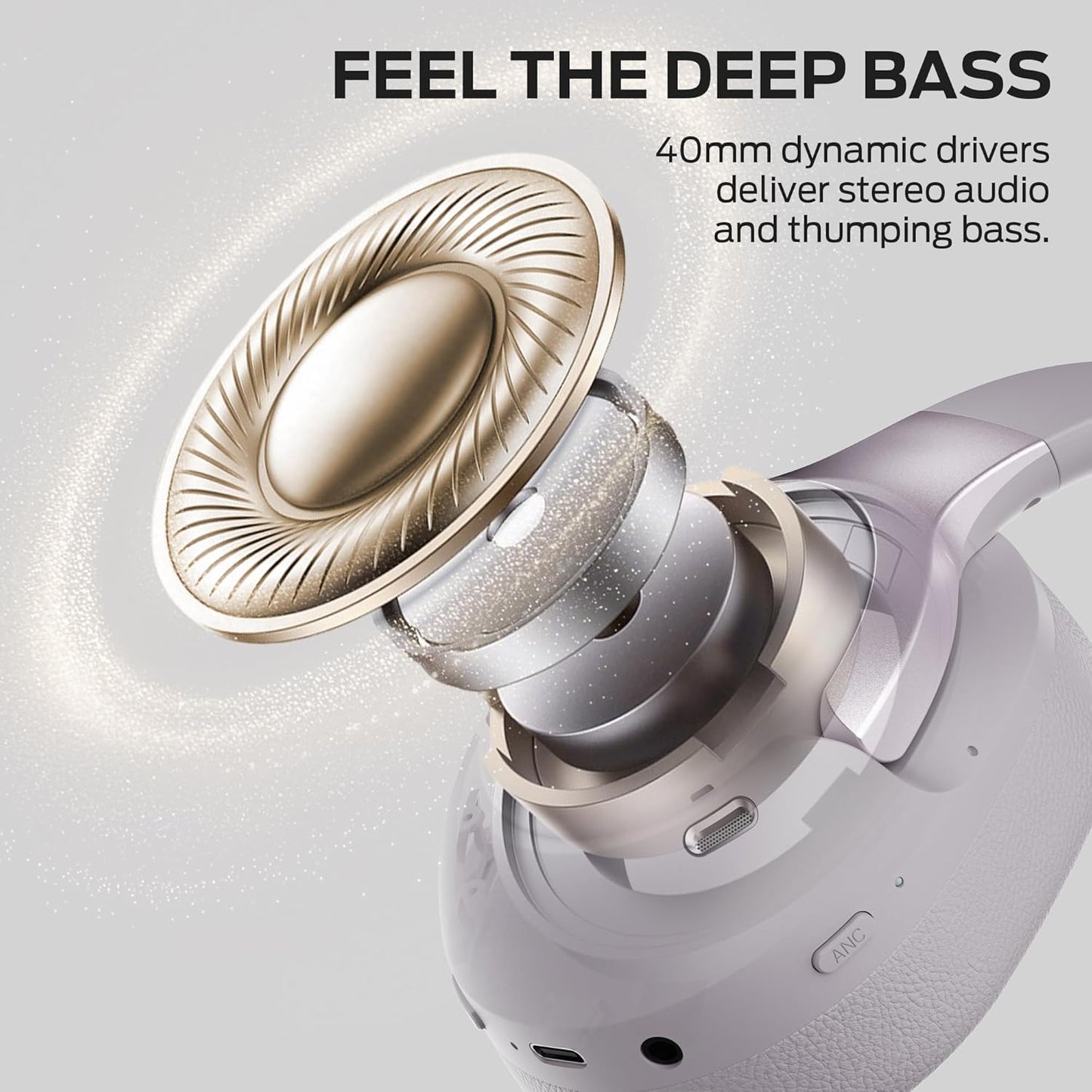 Handsfree Bluetooth Monster Persona 5th, MultiPoint, A2DP, ANC, Violetti