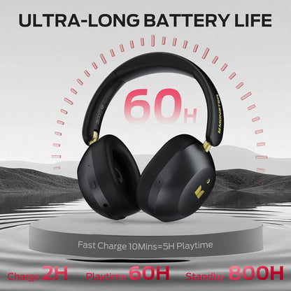 Handsfree Bluetooth Monster Persona 6th, MultiPoint, A2DP, ANC, Musta