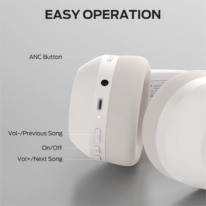 Handsfree Bluetooth Monster Persona 6th, MultiPoint, A2DP, ANC, Valkoinen