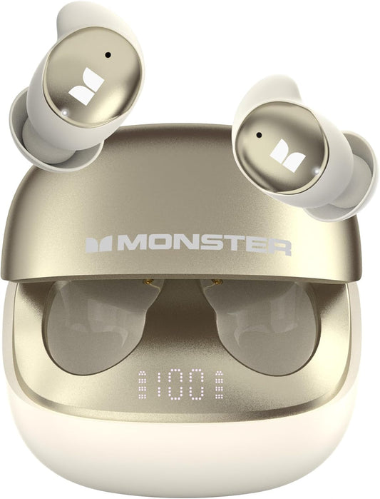 Handsfree Bluetooth Monster Sleep Ear200, TWS, ANC, Kulta