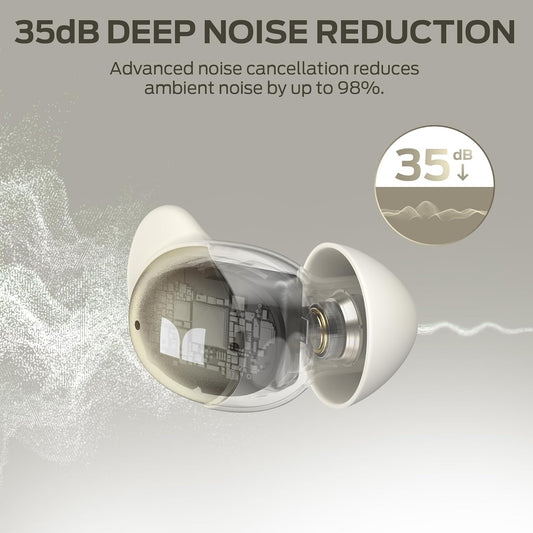 Handsfree Bluetooth Monster Sleep Ear200, TWS, ANC, Kulta