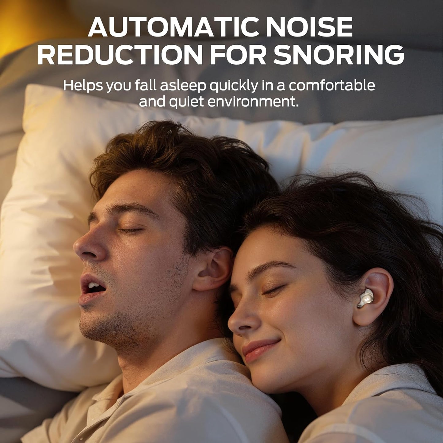 Handsfree Bluetooth Monster Sleep Ear200, TWS, ANC, Kulta