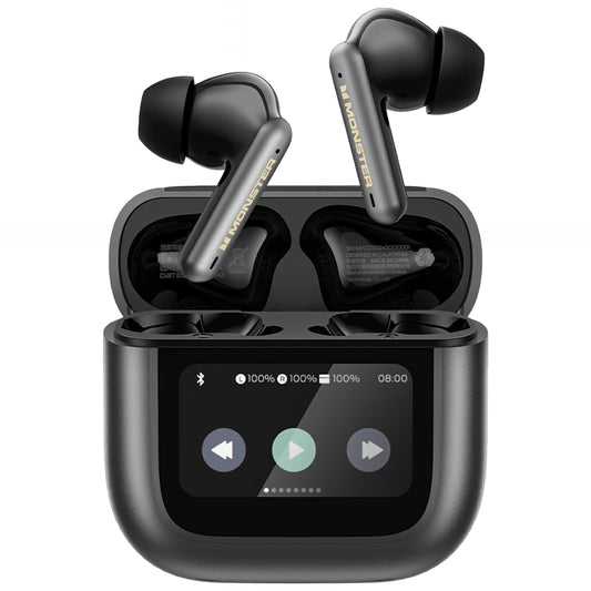 Handsfree Bluetooth Monster TH300, TWS, Musta