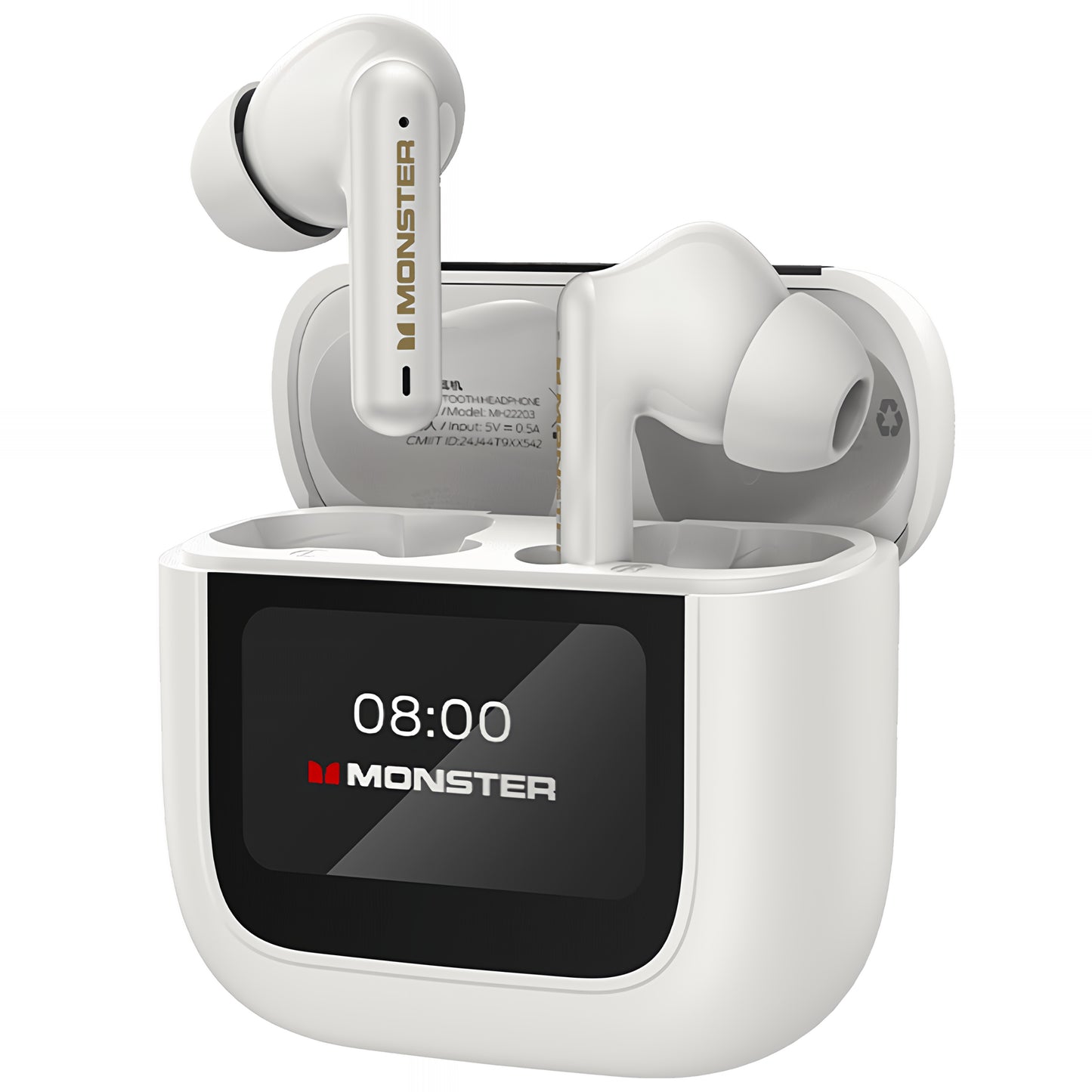 Bluetooth Handsfree Monster TH300, TWS, White