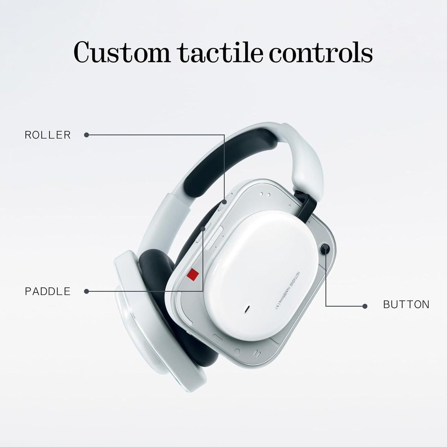Handsfree Bluetooth Nothing Headphone (a), MultiPoint, A2DP, ANC, Musta