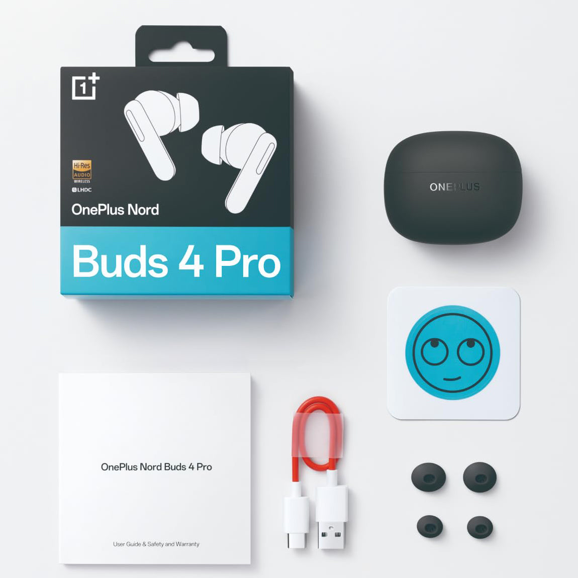 Handsfree Bluetooth OnePlus Nord Buds 4 Pro, Musta 5481159288