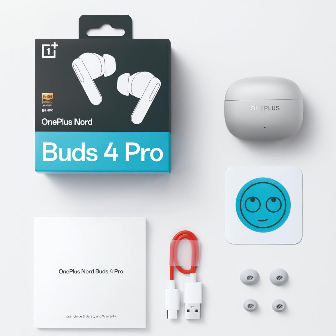 Handsfree Bluetooth OnePlus Nord Buds 4 Pro, Harmaa 5481159287
