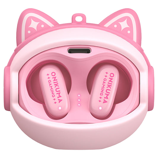 Handsfree Bluetooth Onikuma TX603, TWS, Vaaleanpunainen