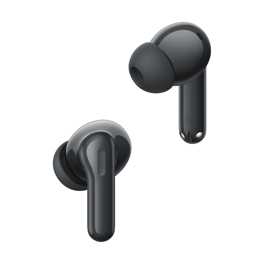 Handsfree Bluetooth Realme Buds T200, TWS, ANC, MultiPoint, Harmaa
