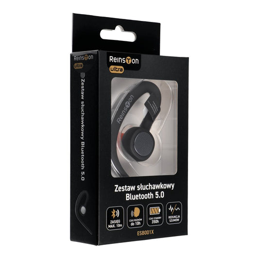Handsfree Bluetooth Reinston ESB001X, MultiPoint, A2DP, Musta