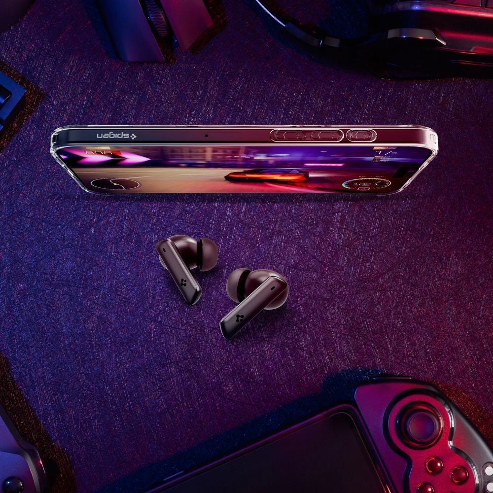 Handsfree Bluetooth Spigen SA2402, TWS, ANC, Valkoinen