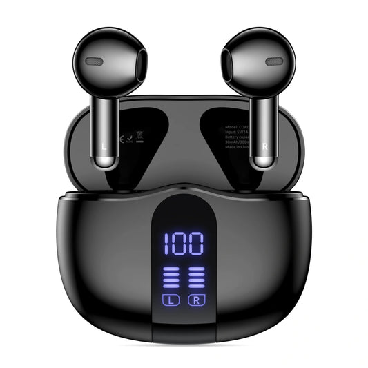 Handsfree Bluetooth Tech-Protect Ultraboost Core G2, TWS, Musta