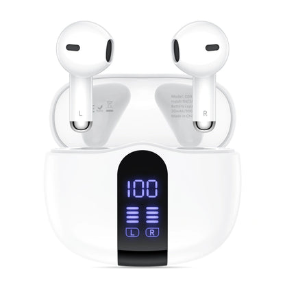 Handsfree Bluetooth Tech-Protect Ultraboost Core G2, TWS, Valkoinen