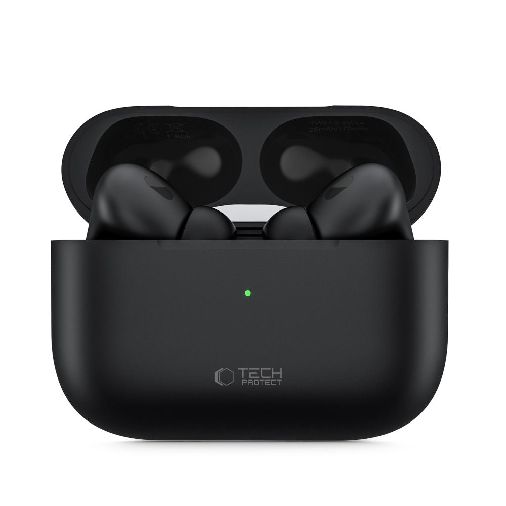 Handsfree Bluetooth Tech-Protect Ultraboost Pro, TWS, musta