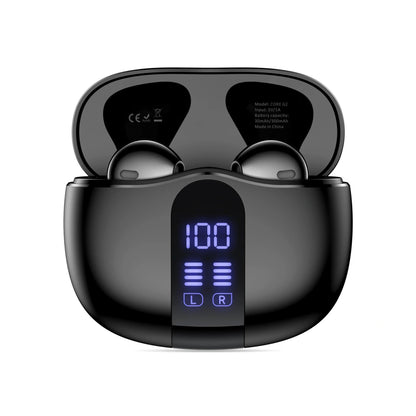 Handsfree Bluetooth Tech-Protect Ultraboost Core G2, TWS, Musta
