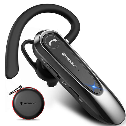 Handsfree Bluetooth Techsuit CB2 AirTalk, A2DP, Musta