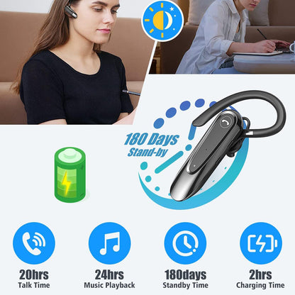 Handsfree Bluetooth Techsuit CB2 AirTalk, A2DP, Musta