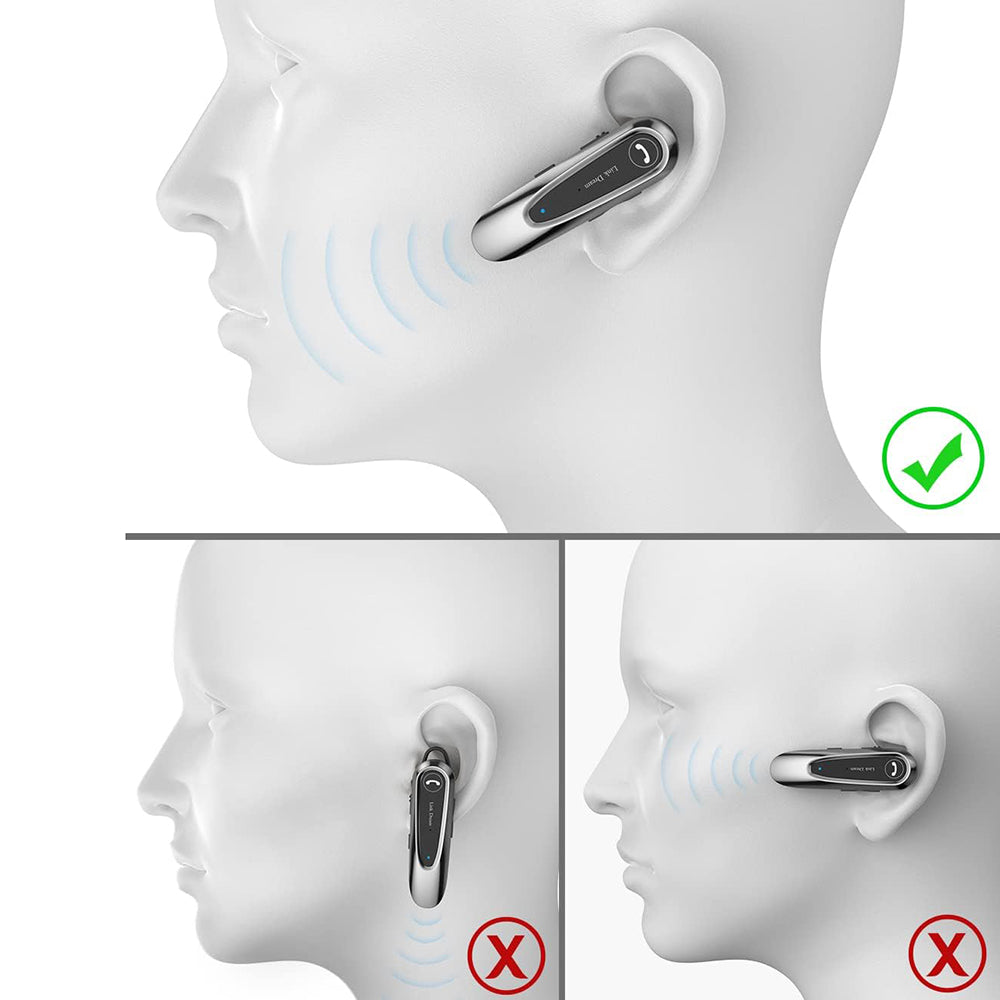 Handsfree Bluetooth Techsuit CB2 AirTalk, A2DP, Musta