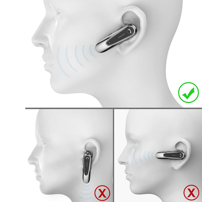 Handsfree Bluetooth Techsuit CB2 AirTalk, A2DP, Musta