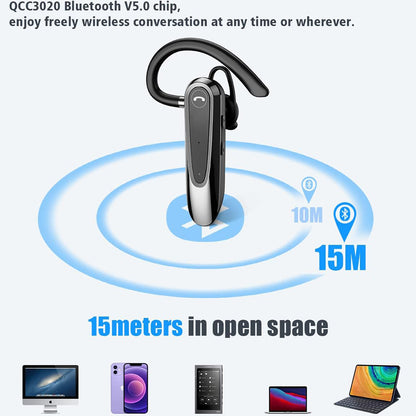 Handsfree Bluetooth Techsuit CB2 AirTalk, A2DP, Musta