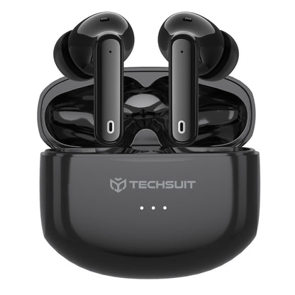 Handsfree Bluetooth Techsuit CW1 Audira Pro, TWS, ANC, Musta