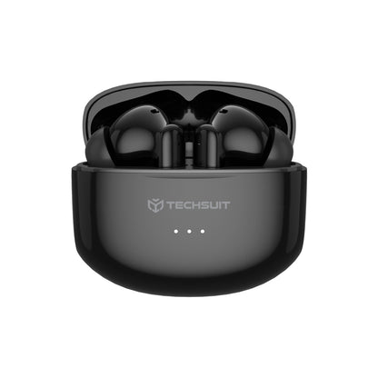 Handsfree Bluetooth Techsuit CW1 Audira Pro, TWS, ANC, Musta