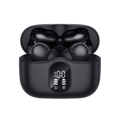 Handsfree Bluetooth Techsuit CW3 WaveBeat 100, TWS, ANC, Musta
