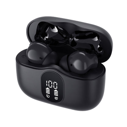 Handsfree Bluetooth Techsuit CW3 WaveBeat 100, TWS, ANC, Musta